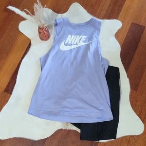 The Nike Tee Periwinkle Tank Top S